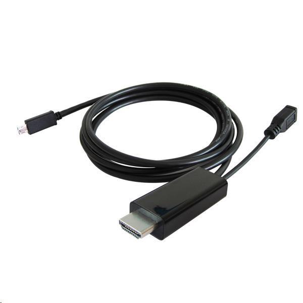 PremiumCord MHL 2.0 (micro USB/ HDTV) na HDMI adaptér 1, 5 m