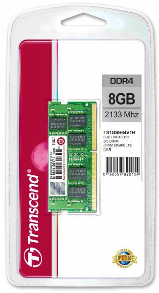 SODIMM DDR4 4GB 2133MHz TRANSCEND 1Rx8 CL151