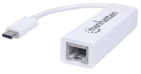Adaptér MANHATTAN Type-C na gigabitovú sieť,  USB 3.1