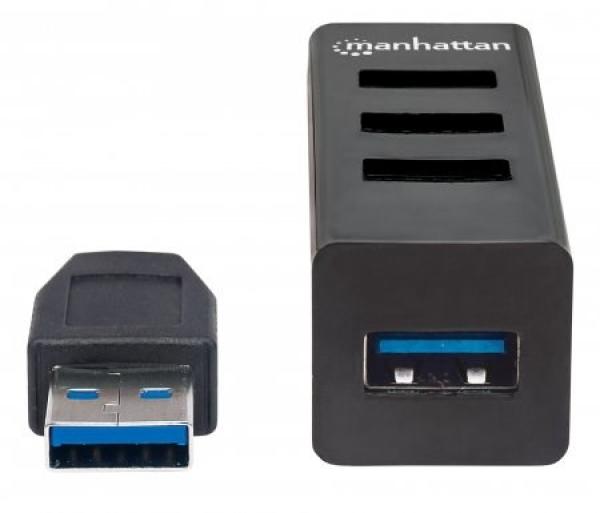 MANHATTAN USB 3.0/ 2.0 Combo Hub,  1x USB 3.0,  3x USB 2.1