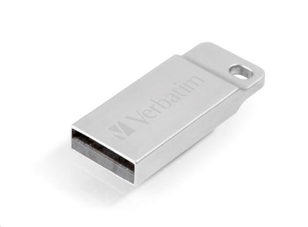 VERBATIM Flash disk 32 GB Metal Executive,  USB 2.0,  strieborná