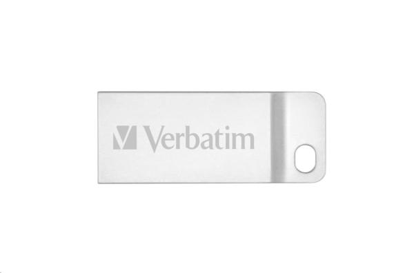 VERBATIM Flash Disk 64GB Metal Executive,  USB 2.0,  strieborná1