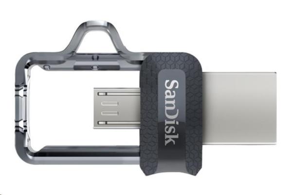 SanDisk Flash disk 256 GB Ultra,  dvojitý USB disk m3.0,  OTG4