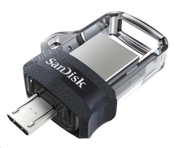 SanDisk Flash disk 256 GB Ultra,  dvojitý USB disk m3.0,  OTG2