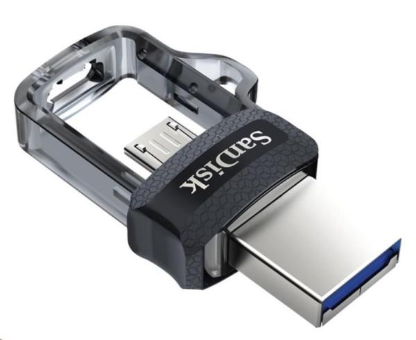 SanDisk Flash disk 256 GB Ultra,  dvojitý USB disk m3.0,  OTG3
