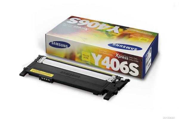 HP - Samsung CLT-Y406S Yellow Toner Cartri (1,000 pages)