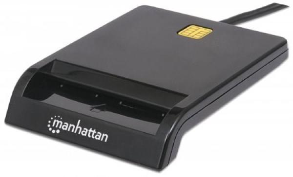 MANHATTAN Čítačka čipových kariet,  USB,  kontaktná externá