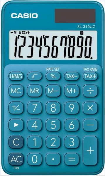 CASIO kalkulačka SL 310UC BU,  Kapesní kalkulátor