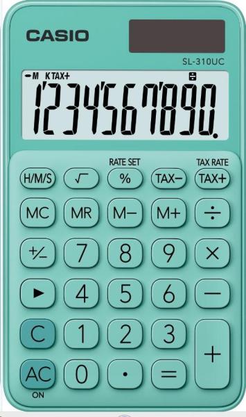 CASIO kalkulačka SL 310UC GN,  Kapesní kalkulátor