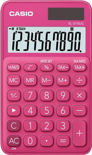 CASIO kalkulačka SL 310UC RD,  Kapesní kalkulátor