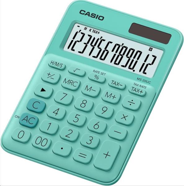 CASIO kalkulačka MS 20UC GN,  Stolní kalkulátor