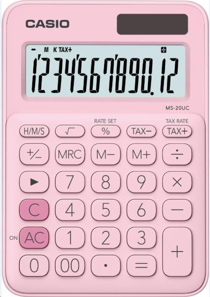 CASIO kalkulačka MS 20UC PK,  Stolní kalkulátor0