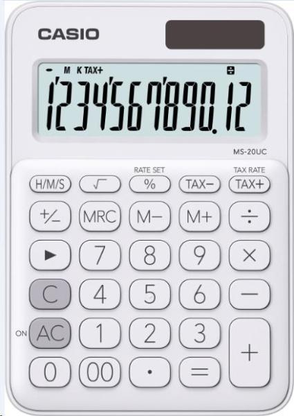 CASIO kalkulačka MS 20UC WE, Stolní kalkulátor1