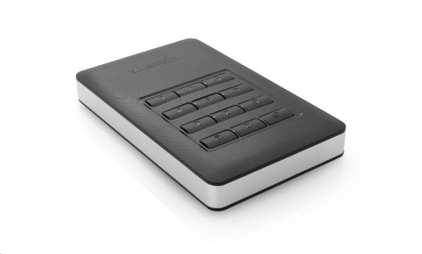 VERBATIM HDD 2.5" 1 TB vrátane.KEYPAD USB3.1 USB 3.0 GDPR4