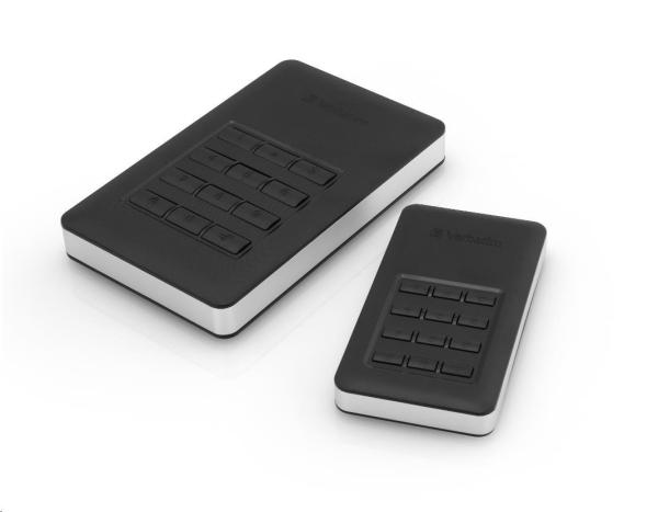 VERBATIM HDD 2.5" 1 TB vrátane.KEYPAD USB3.1 USB 3.0 GDPR6