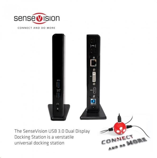 Club3D Dokovací stanice USB 3.0 Type A Dual Display6