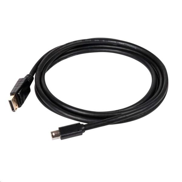 Kábel Club3D Mini DisplayPort na DisplayPort 1.2 4K60Hz UHD obojsmerný,  (M/ M),  2 m2