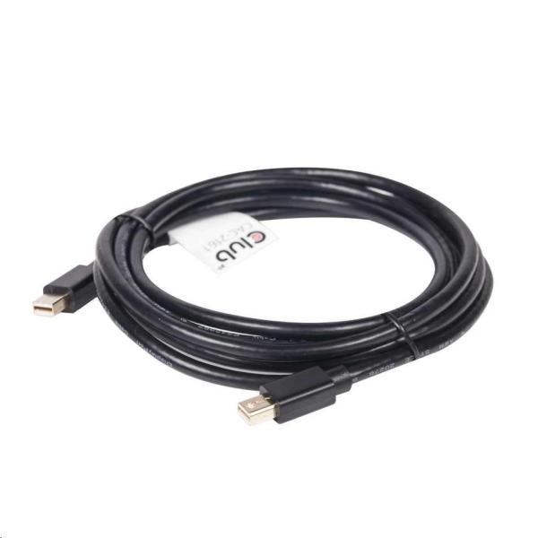 Club3D Mini DisplayPort kábel 1.2 4K60Hz UHD HBR2 (M/ M),  2 m1