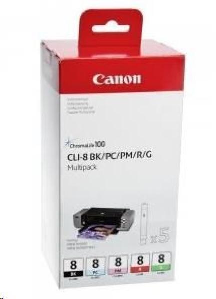 Canon BJ CARTRIDGE CLI-8 BK/ PC/ PM/ R/ G Multi Pack
