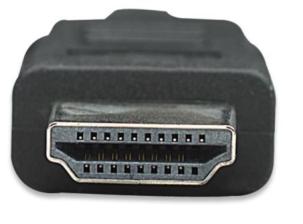 MANHATTAN HDMI kábel s Ethernetom,  tienený,  1 m,  čierny2