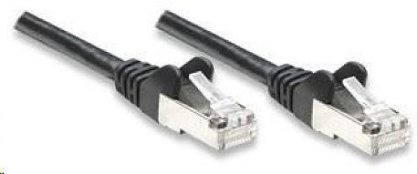 Intellinet Patch kábel, kompatibilný s Cat5e, CCA, SF/UTP, PVC, RJ45, 2 m, čierny