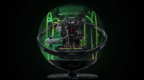 Skriňa Winbot IN WIN,  čierna/ červená,  bez napájania,  360 úžasných vynálezov8