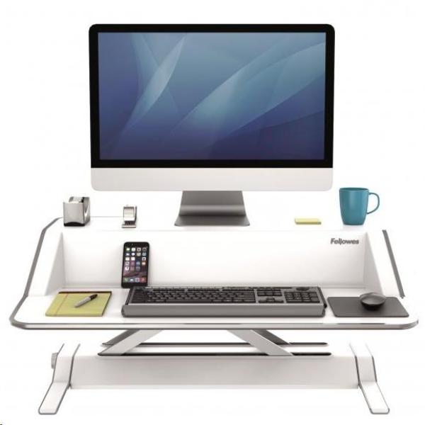 Pracovná stanica Fellowes Sit-Stand Lotus White