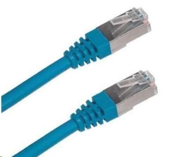 XtendLan patch kábel Cat6A, SFTP, LS0H - 0,3m, modrý (predaj po 10 ks)