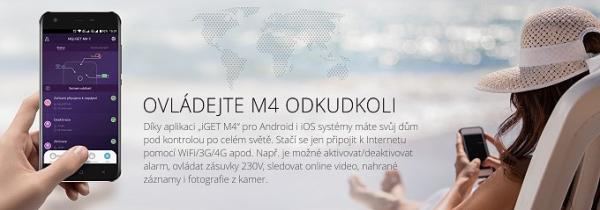 iGET SECURITY M4 - WiFi/ GSM zabezpečovací systém alarm4