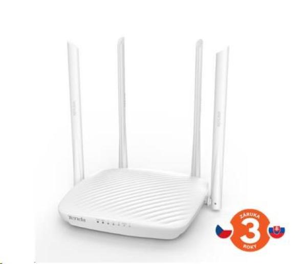 Bezdrôtový WiFi router Tenda F9,  bezdrôtový N600,  3x 10/ 100 LAN,  4x 6dBi anténa