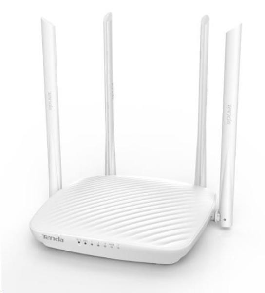 Bezdrôtový WiFi router Tenda F9, bezdrôtový N600, 3x 10/100 LAN, 4x 6dBi anténa0