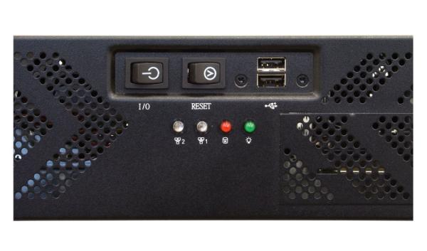 CHIEFTEC Rackmount 2U ATX,  UNC-210T-B-U3,  400W,  čierna,  USB 3.5