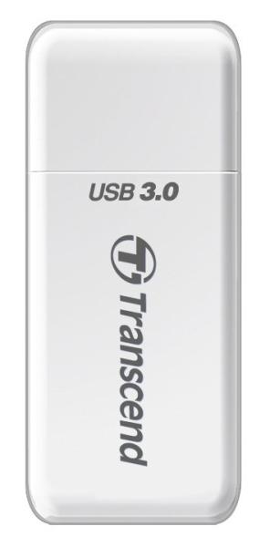 Čítačka kariet TRANSCEND F5,  USB 3.0,  biela0