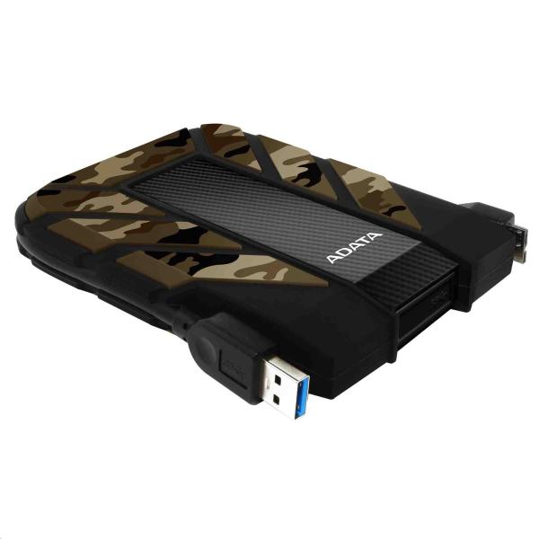 Externý pevný disk ADATA 1TB 2, 5" USB 3.1 DashDrive Durable HD710M Pro,  kamufláž (guma,  odolný voči nárazom/ vode/ prachu2