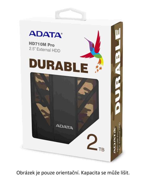 Externý pevný disk ADATA 1TB 2, 5" USB 3.1 DashDrive Durable HD710M Pro,  kamufláž (guma,  odolný voči nárazom/ vode/ prachu5