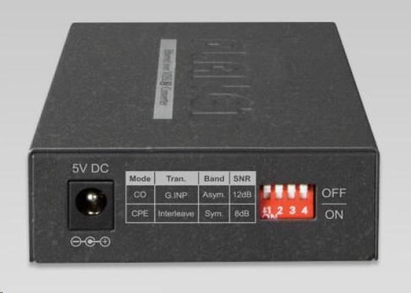 Planet VC-231G,  Eth. VDSL2 konvertor,  1000Base-T,  master/ slave,  profil 30a,  G.993.5 Vectoring,  G.INP,  RJ-113