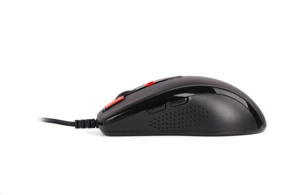 A4tech X-710BK,  OSCAR Game herní myš,  2000DPI,  černá,  USB2