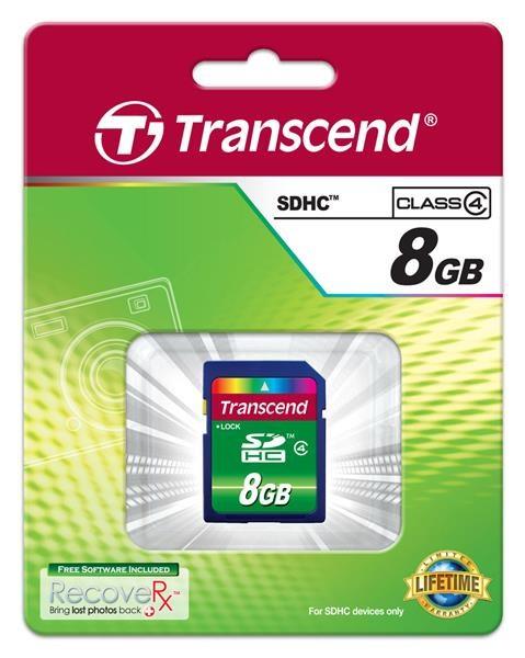 Karta TRANSCEND SDHC 8 GB triedy 41