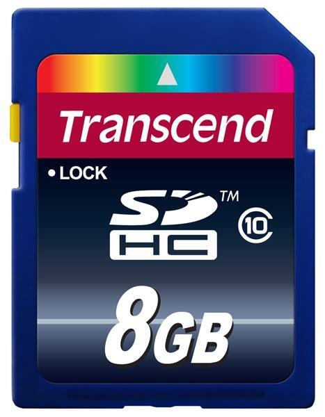 Karta TRANSCEND SDHC 8 GB Premium,  trieda 10