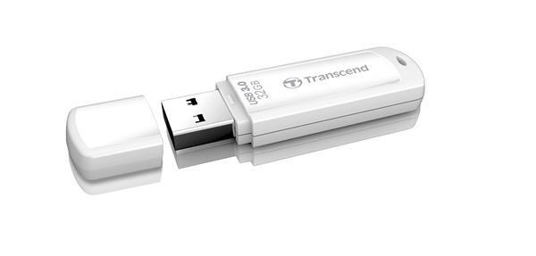 TRANSCEND Flash disk 32GB JetFlash®730, USB 3.0 (R:70/W:18 MB/s) biela