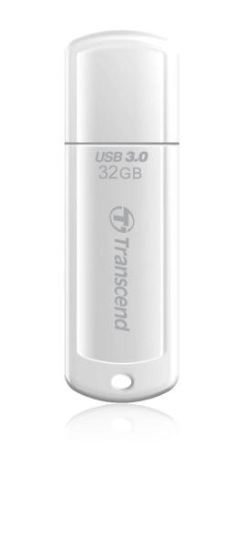 TRANSCEND Flash disk 32GB JetFlash®730,  USB 3.0 (R:70/ W:18 MB/ s) biela2
