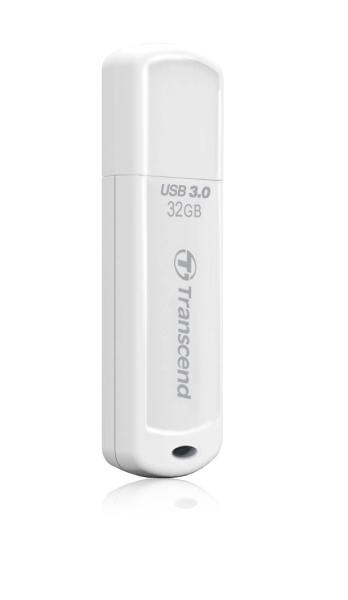 TRANSCEND Flash disk 32GB JetFlash®730,  USB 3.0 (R:70/ W:18 MB/ s) biela0