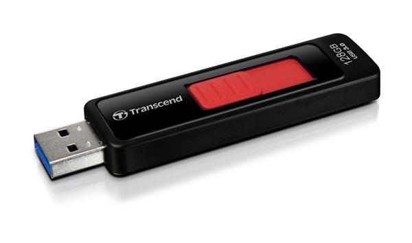 TRANSCEND Flash disk 128GB JetFlash®760,  USB 3.0 (R:85/ W:34 MB/ s) čierna/ červená2