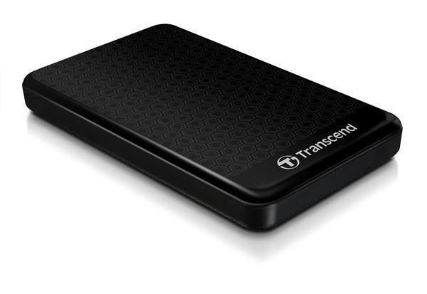 Externý pevný disk TRANSCEND 2,5" USB 3.1 StoreJet 25A3, 1 TB, čierny (nárazuvzdorný, 256-bitový AES)