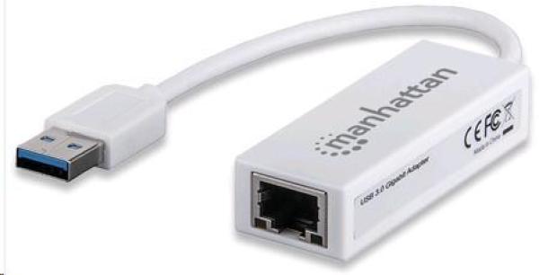 MANHATTAN USB 3.0 Gigabitový ethernetový adaptér (LAN,  RJ45)