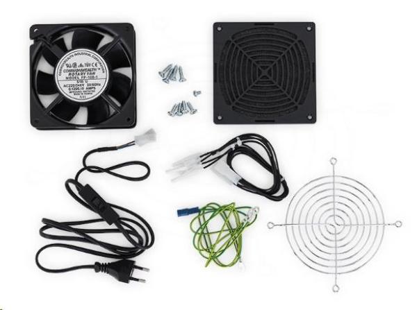 Ventilátor TRITON + montážna súprava do skrine RUA alebo RBA,  230V,  50Hz,  0, 09 A,  15W,  160m3/ h