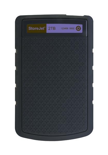 Externý pevný disk TRANSCEND 2, 5" USB 3.1 StoreJet 25H3P,  2 TB,  fialový (odolný voči nárazom)3