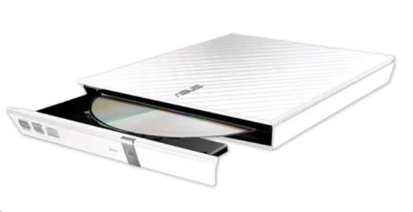 ASUS DVD Writer SDRW-08D2S-U LITE/ WHITE,  externá štíhla DVD-RW,  biela,  USB1