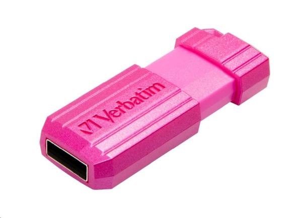 VERBATIM Flash disk 16 GB Hi-Speed Store &quot;n&quot; Go,  Pinstripe,  USB 2.0,  Horúco ružová3