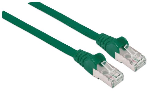 Intellinet Patch kábel Cat6 SFTP 30m zelený,  LSOH
